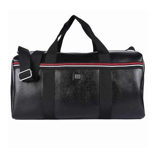 ZUVIH Seoul Premium Duffle Bag for Men and Women – 3 Spacious Compartments with Zip Closure Stylish and Multipurpose Design with Double Handle Straps,Ideal for Travel, and Day Outs