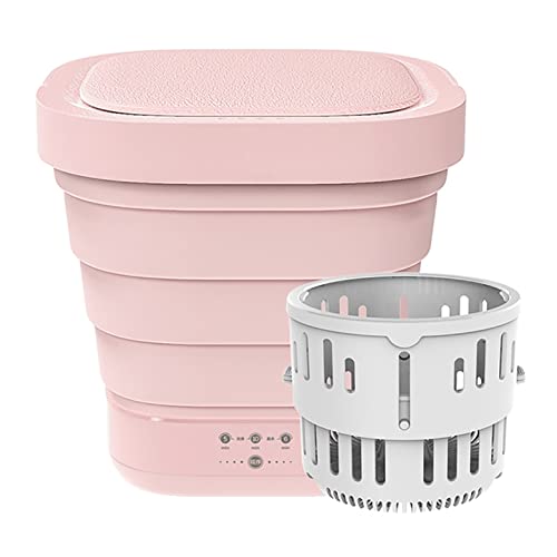 Waschmaschinen Kleine Waschmaschine, Haushaltsmult-Barrel-Mini-tragbare Waschmaschine, blu-ray antibakteriell, doppelter Knopf-Design, 5-Gang-Timing, kann mit mehreren Eimer ausgestattet werden Cover
