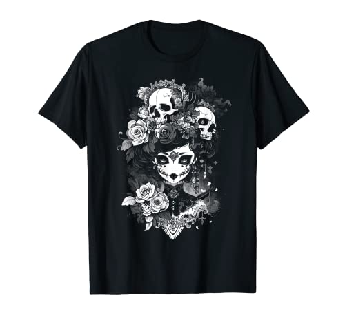Photo de Romantic Goth Victorian Ghost Lady | Creepy Cute Aesthetic T-Shirt