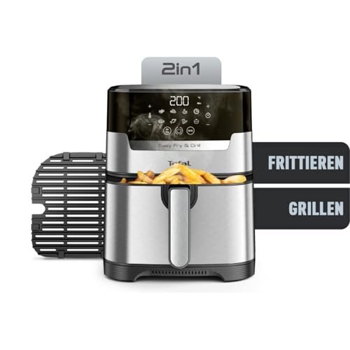 Tefal Easy Fry & Grill Heißluftfritteuse, 2-in-1 Technologie, Air Fryer und – Ansicht 3