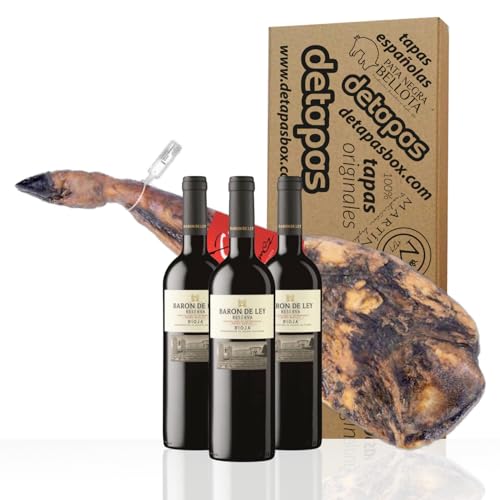 De tapas box, Jamón Pata negro + Rioja Barón de Ley