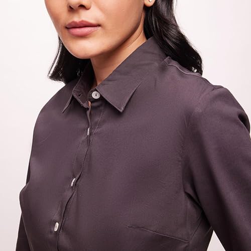 Image of Bombay High Women's Solid Slim Fit Shirt