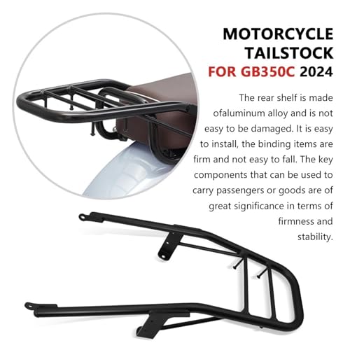 Support de fixation porte-bagages moto GB350C structure robuste - 5