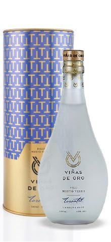 Viñas de Oro Pisco Mosto Verde Torontel mit 0,5 Liter und 40% Vol.