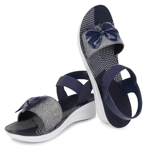 Image of Stylish and Comfortable Sandals with Bow Detail for Everyday Wear