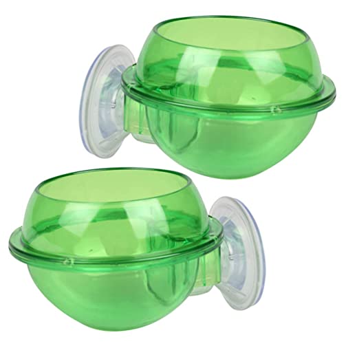 Mangeoire pour reptiles - Ventouse Gamelle pour Caméléons, Tortues, Geckos, Serpents, Iguanes - Anti-fuite d'eau et de nourriture