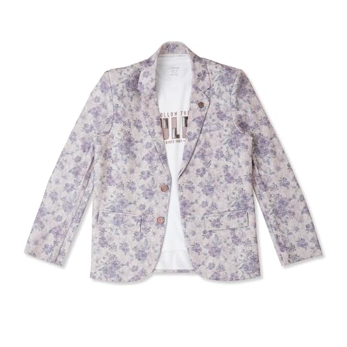 Image of CAVIO Boys Printed Blazer and T-Shirt