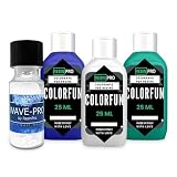 effetto onda didattica Tutte le sfumature del mare per creare il tuo effetto onda! Il Kit contiene: pasta colorante Colorfun Deluxe bianca / pasta colorante Colorfun Deluxe Blu / pasta colorante Colorfun Deluxe True Green (Verde sfumato) / pigmento liquido semitrasparente Pebeo Turchese /additivo bianco pigmentato effetto onda wave pro 15 ml