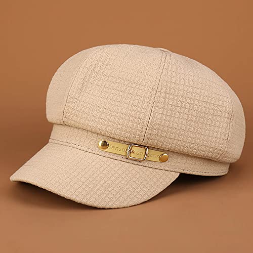 Women Newsboy Cap Adjustable Flat Caps Visor Summer Beret Hats Painter Hat Soft 8 Panels Vintage Cabbie Hat Sun Beach #TOP3