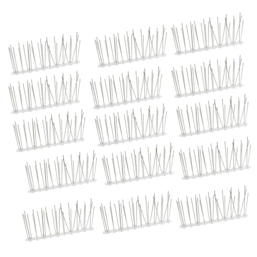 GALPADA Pinchos Antipalomas de Acero Inoxidable para Jardín y Terraza, Repelente Exterior Eficaz para Decoracion Otono y Protección contra Aves Pequeñas