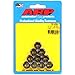 ARP Nut Kit - M10x1.25 Small Clr/Low Head 12PT 8740 Chrome Moly Black Pack of 10