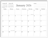 Magnetic Fridge Calendar 2026 - Calendar 2026-2027 from January 2026 Until June 2027 - The Perfect Monthly Refrigerator Calendars With Minimal Designs for Organizing, 8.5" x 11", Black