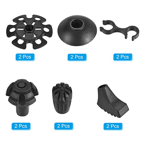 PATIKIL Trekking Pole Tips Accessories Set - Image 3