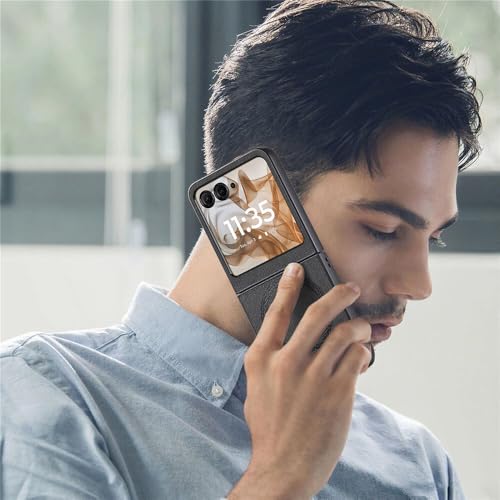 Coque Motorola Moto Razr 70 Plus étui tissu cuir