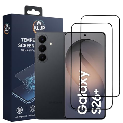Image of Gorilla Tempered Glass For Samsung Galaxy S26 Plus With Installation Kit | Edge to Edge Coverage | Black (Pack Of 2)