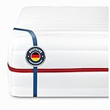 BMM Matratze 90x200 cm Klassik 19 Härtegrad H5 Ultra fest/Kaltschaummatratze Öko-Tex Zertifiziert/ergonomische 7 Zonen Matratze Höhe 19 cm/Matratzen Deutsche Produktentwicklung