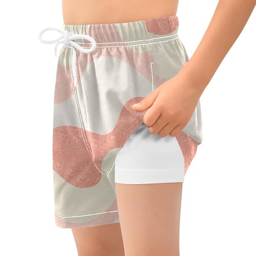 Swim Shorts for Boy Little Boys Lightweight Inseam Boys Bathing Suit Lined Children Fashion Wavy Ocean2