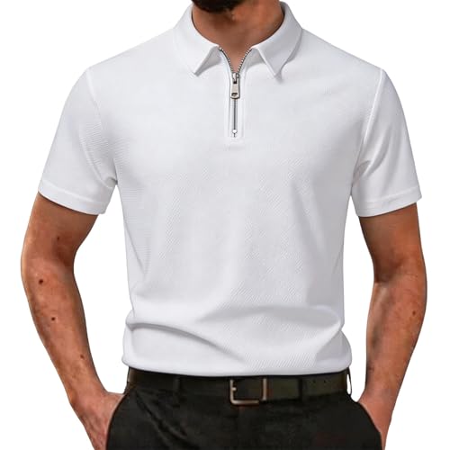 Polo Homme Col Zippé Anti-Transpirant et Léger pour l'Été 2026