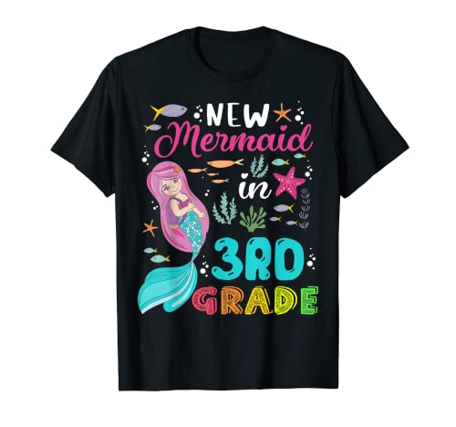 Sirena per bambini in terza elementare torna a scuola ragazze di terza elementare Maglietta