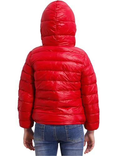 Kids Girls Boys Thermal Coats Long Sleeve Hoodie Zipper Up Ultra Lightweight Jackets Overcoat Casual Outerwear2