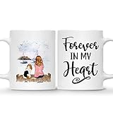 Gossby Personalized Mug - 1 Dog - Forever In My Heart Personalized Dog Mug Dog Mom Mug Dog Lover Mug Pet Mug Dog Mom Gift Dog Coffee Cup Dog Gifts Custom Dog Mug Dog Lover Gift Pet Lover Mug Memorial