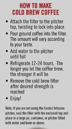 Miniatura 6 de Infusor de café y té reutilizable para café y té  Disfruta de café frío suave, té suelto, sidra especiada + bebidas  Accesorio de malla de nailon