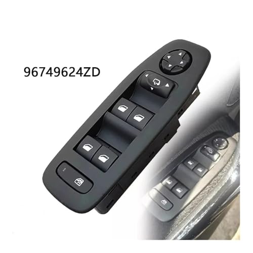 Bouton lève-vitre pour 208 et 2008 de 2013 à 2018 côté gauche 98104592ZD