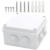 MAKERELE Junction Box IP65 Waterproof Dustproof Outdoors Boxes ABS Plastic Electronic Project...