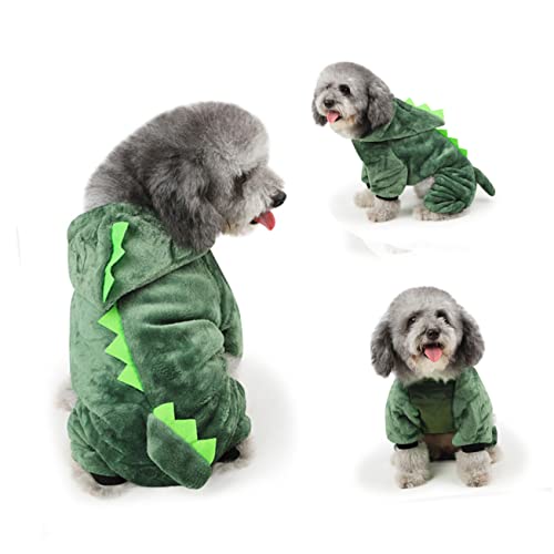 Disfraz para perro dinosaurio talla L miniatura 3