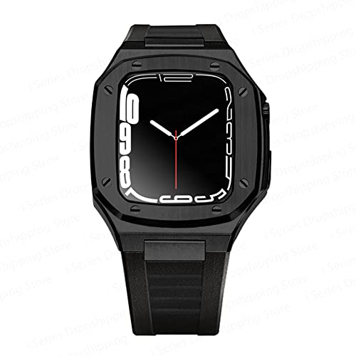 Kit modification Apple Watch EZZON boîtier métal bracelet agate