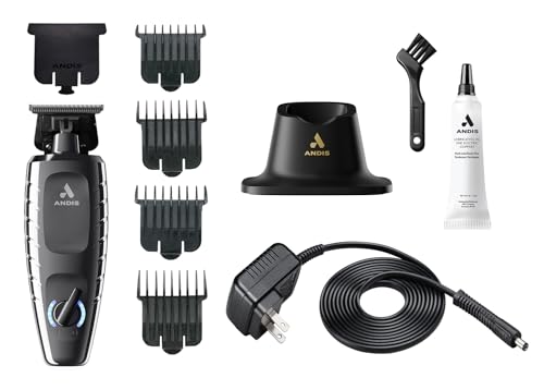 Andis 562627 GTX-EXO II Professional Beard Trimmer, 10-Pc, Black Chrome | M-Force Magnetic Tension, GTX-Z Blade, 6% Lighter, 7,200 SPM Brushless, Cordless Lithium-Ion, Charging Stand, Model #562627 - image 2