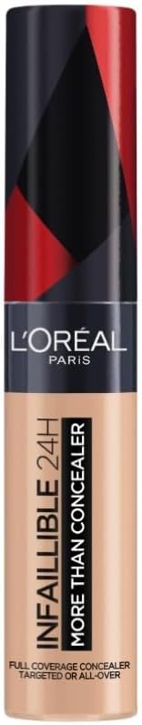 L'Oréal Paris Infallible 24H More Than Concealer, Lightweight Feel, Full-coverage, Corrects Contours & Highlights, Longwear and Matte Finish, 326 Vanilla