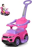 Détails Pratiques : Le siège large et ergonomique de ce porteur enfant offre une assise confortable. Un compartiment de stockage caché sous le siège permet aux enfants de ranger jouets et goûters. Ce design pratique de la voiture porteur aide à libérer les mains des parents lors des balades.