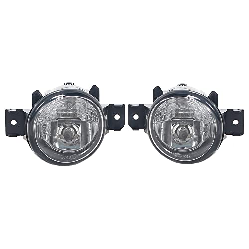 JESYMBX For Nissan Altima 2016 2017 2018 Front Bumper Clear Lights Fog Lights with Bulbs Pair