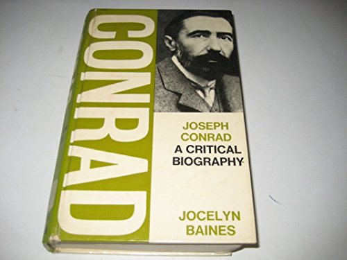 Joseph Conrad;: A critical biography B0007EELIG Book Cover
