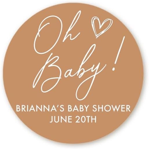Oh Baby Thank You Stickers Baby Shower Favors, Thank You For Celebrating Baby Shower Stickers, Round Stickers for Favors, Round Candy Labels - Image 3