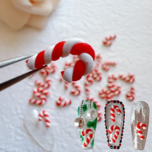NAIL ANGEL 30PCS/Bag Nail Art 3D Polymer Clay Christmas Candy Shape Decoration 10320
