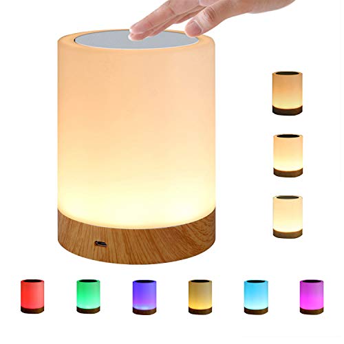 Lámpara de Mesa LED, Lámparas de Mesita de Noche con control táctil,...
