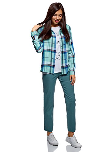 Oodji Ultra Donna Pantaloni Chino in Cotone