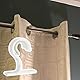 4 Stück weiß Gardinenstange Halterung,Aluminiumlegierung deckenhalterung gardinenstange,Verstellbare Vorhanghalterung,Robuste vorhangstange halterung mit Schrauben,für Schrank Gardinenstange