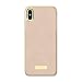 Kate Spade New York Phone Case | for Apple iPhone Xs Max | Protective Phone Cases with Wrap Design and Drop Protection - Saffiano Rose Gold/Gold Logo Plate