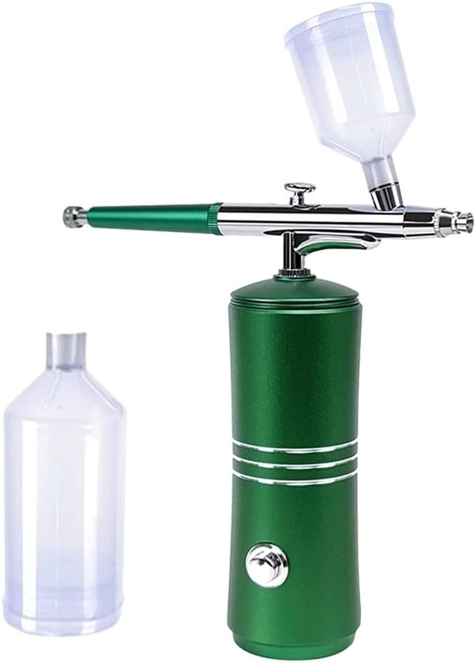 Airbrush Kit, Sanduby Portable Cordless Airbrush Makeup Kit Rechargeable Oxygen Spa Treatment Mist Nano Mist Sprayer Handheld Airbrush Spray Gun Gift for Lover