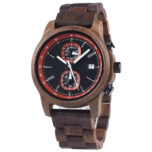 Montre en bois personnalisée homme le cadeau idéal avec date
