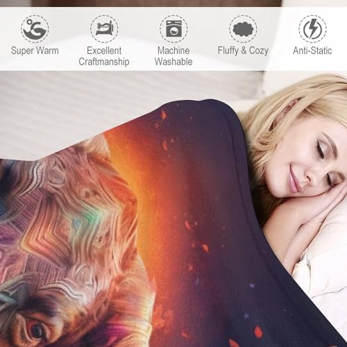 Couverture douce moelleuse plaid buffle cadeau idéal maison - 4