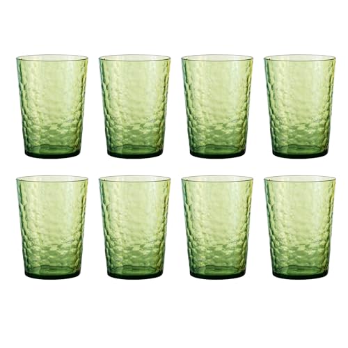 14-ounce Plastic Tumblers, Acrylic Drinking Glasses High-Balls, s...