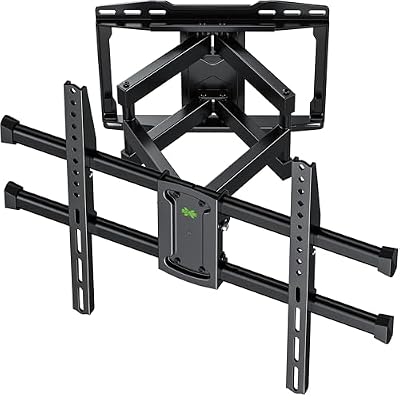 USX Mount Full Motion TV Wall Mount for 37-82 Inch TVs, Swivel and Tilt Wall Mount TV Barcket with Extension, Max VESA 600x400mm & 16" Wood Studs?Fit Most 55 65 70 75 80 inch TVs