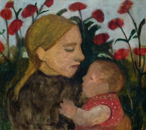 Tableau toile Mère et enfant Paula Modersohn Becker déco murale 60x90