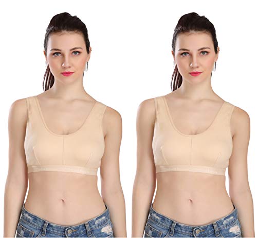 Image of splash Women's Cotton Non-Padded Wire Free Sports Bra