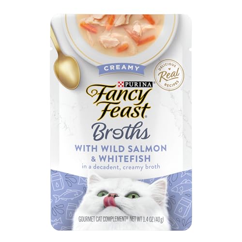 Purina Fancy Feast Creamy Broth Cat Food Topper (16 Count) 1.4 oz - image 1