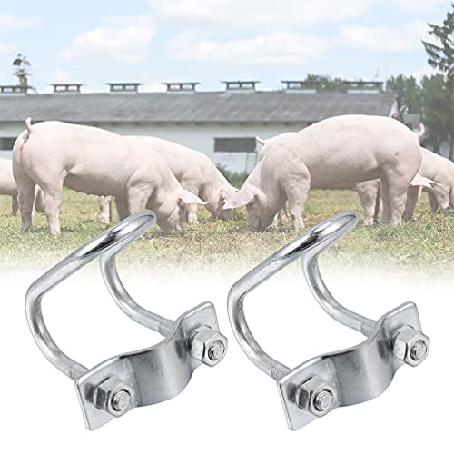 DOITOOL 4Pcs Tubulação Da Grampo De Aço Galvanizado Tubo de Cruz Fivela U Clipe Suporte para Pratele